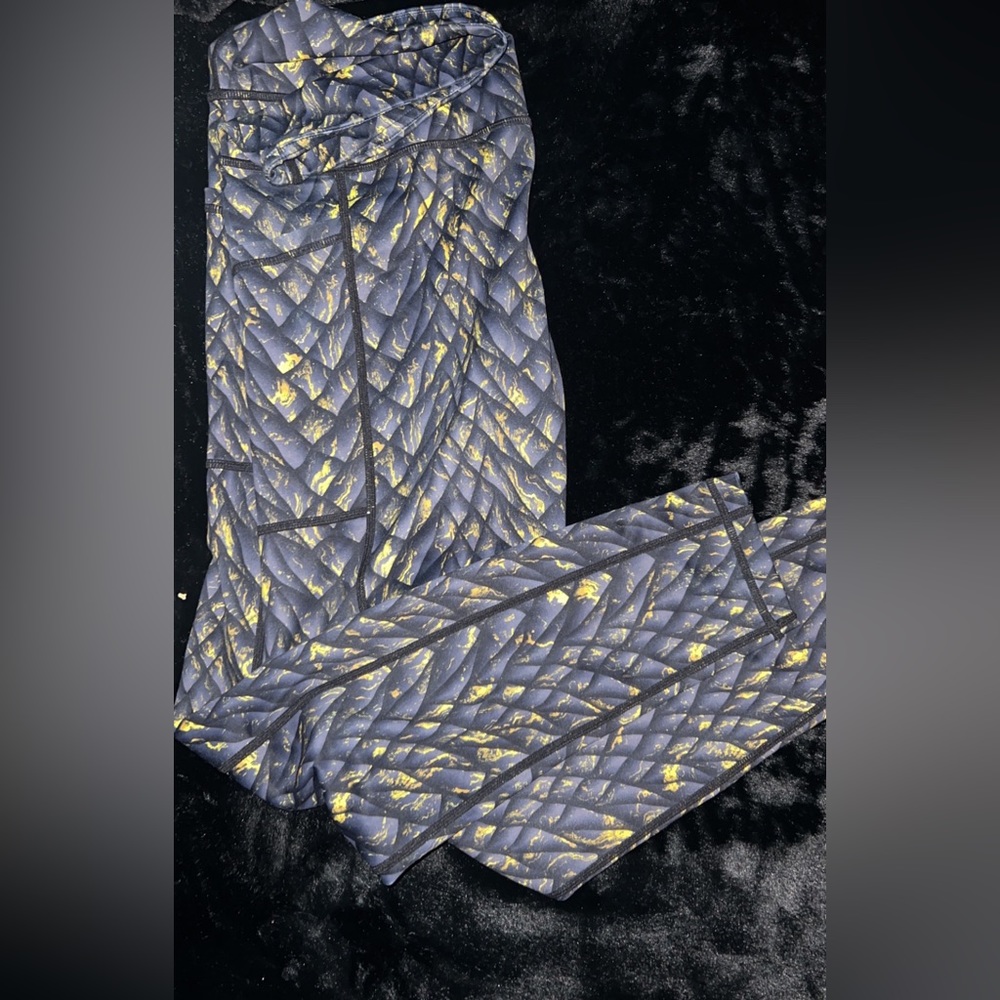 Yellow dawn cvg leggings